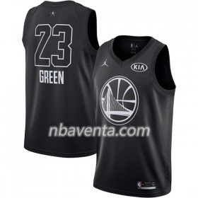 Camiseta Hombre Golden State Warriors Draymond Green 23 2018 All Star Jordan Brand Negro Swingman